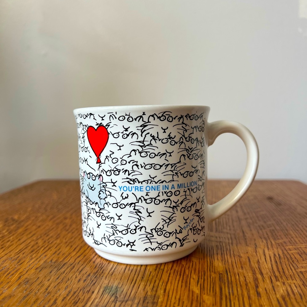 You’re one in a million sandra boynton cat mug
